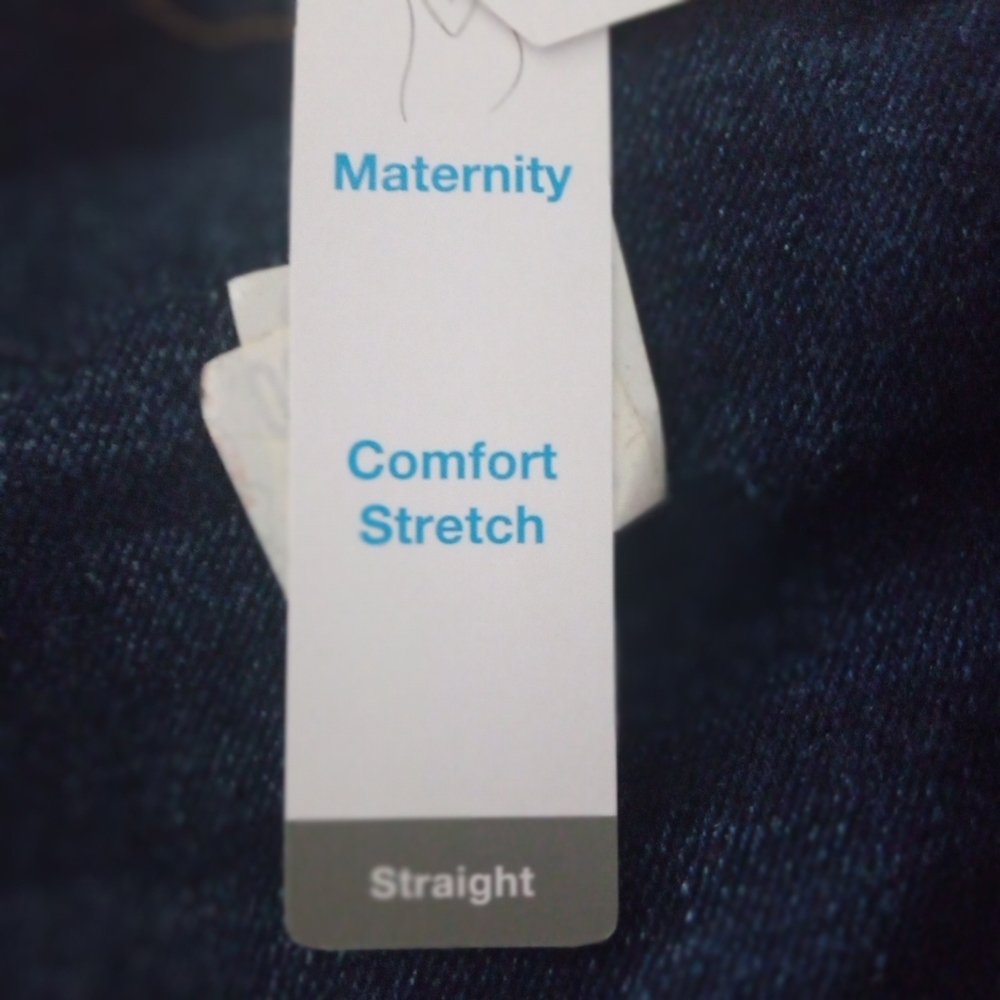 Time & Tru women's size L 10-12 straight leg maternity jeans - Picture 7 of 7